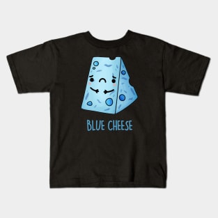 Blue Cheese Food Pun Kids T-Shirt